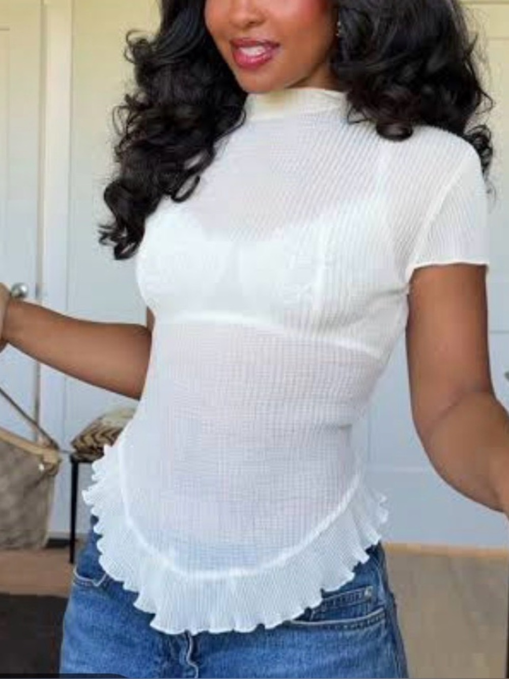 NWT Lioness sheer top